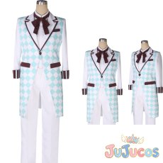 画像1: One Day Princess!　挑発モカマカロン　摂津 万里　開花前　コスプレ衣装　A3!(エースリー)　コスチューム　JUJUcosplay (1)