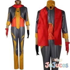 画像1: 穂村尊　Soulburner　コスプレ衣装　遊戯王VRAINS　コスチューム　JUJUcosplay (1)
