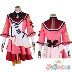 画像1: 初音ミク　スマイリング・マーチング　キラキラ笑顔の魔法　コスプレ衣装　プロジェクトセカイ カラフルステージ！ feat. 初音ミク　コスチューム　JUJUcosplay (1)