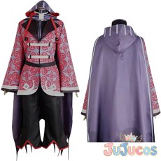 画像1: 茅ヶ崎至　エメラルドのペテン師　コスプレ衣装　A3!(エースリー)　コスチューム　JUJUcosplay (1)