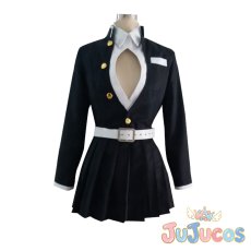 画像4: 恋柱　甘露寺蜜璃　隊服　コスプレ衣装　鬼滅の刃　コスチューム　JUJUcosplay (4)