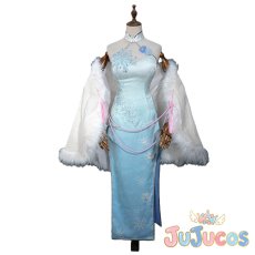 画像1: 能代　冬雪の薫香　コスプレ衣装　アズールレーン　コスチューム　JUJUcosplay (1)