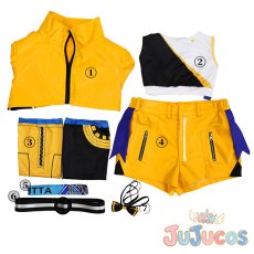 画像3: 初音ミク　17周年Ver.　コスプレ衣装　VOCALOID　コスチューム　JUJUcosplay (3)