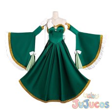 画像1: C.C.　ドレス　コスプレ衣装　コードギアス 反逆のルルーシュ　コスチューム　JUJUcosplay (1)