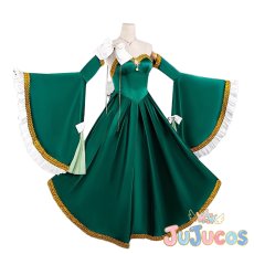 画像2: C.C.　ドレス　コスプレ衣装　コードギアス 反逆のルルーシュ　コスチューム　JUJUcosplay (2)