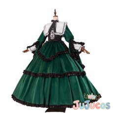 画像3: 翠星石　コスプレ衣装　ローゼンメイデン　コスチューム　JUJUcosplay (3)