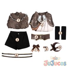 画像6: ほしな歌唄　サンリオコラボ　コスプレ衣装　しゅごキャラ!　コスチューム　JUJUcosplay (6)