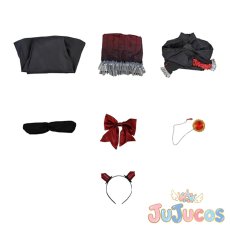 画像4: 空灯閃夜　コスプレ衣装　夢灯華Noctuary　コスチューム　JUJUcosplay (4)