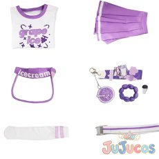 画像3: Vtuber　轟はじめ　ホロナツパラダイス　コスプレ衣装　バーチャルYouTuber　コスチューム　JUJUcosplay (3)