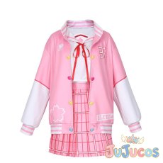 画像1: Vtuber　さくらみこ　マリンセーラー衣装　コスプレ衣装　バーチャルYouTuber　コスチューム　JUJUcosplay (1)