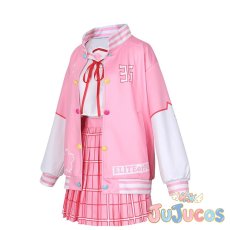 画像2: Vtuber　さくらみこ　マリンセーラー衣装　コスプレ衣装　バーチャルYouTuber　コスチューム　JUJUcosplay (2)