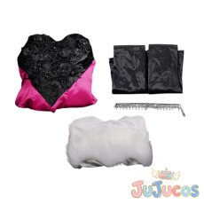 画像14: エンジェル・ダスト（Angel Dust）　Losin' Streak　サテン生地　コスプレ衣装　ハズビンホテル（Hazbin Hotel）　コスチューム　JUJUcosplay (14)