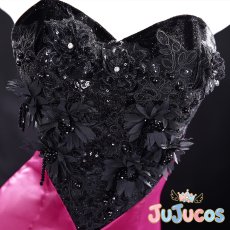 画像7: エンジェル・ダスト（Angel Dust）　Losin' Streak　サテン生地　コスプレ衣装　ハズビンホテル（Hazbin Hotel）　コスチューム　JUJUcosplay (7)