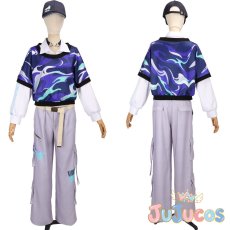 画像1: Vtuber　花籠つばさ　コスプレ衣装　バーチャルYouTuber　コスチューム　JUJUcosplay (1)