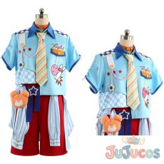 画像1: クマクマレスＱ　月永レオ　仁兎なずな　姫宮桃李　遊木真　カンナ　コスプレ衣装　あんさんぶるスターズ！　コスチューム　JUJUcosplay (1)