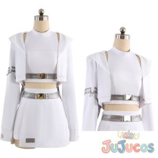 画像1: 白石杏　笑顔で手を振って　コスプレ衣装　プロジェクトセカイ カラフルステージ！ feat. 初音ミク　コスチューム　JUJUcosplay (1)