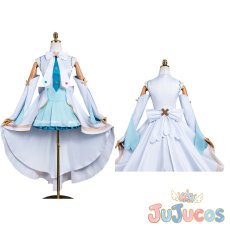 画像1: 初音ミク　劇場版プロセカ　壊れたセカイと歌えないミク　コスプレ衣装　プロジェクトセカイ カラフルステージ！ feat. 初音ミク　コスチューム　JUJUcosplay (1)