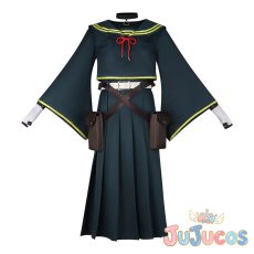 画像2: 漆栖川希詠　コスプレ衣装　デッドアカウント　コスチューム　JUJUcosplay (2)