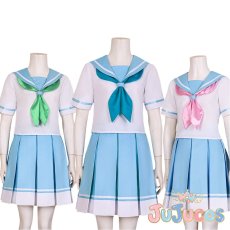 画像2: 鎧塚みぞれ　剣崎梨々花　黄前久美子　半袖セーラー服　コスプレ衣装　リズと青い鳥　コスチューム　JUJUcosplay (2)