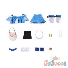 画像3: 青木れいか(キュアビューティ)　変身後　コスプレ衣装　スマイルプリキュア!　コスチューム　JUJUcosplay (3)