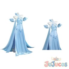 画像1: エミリア　Crystal Dress Ver　コスプレ衣装　Re:ゼロから始める異世界生活　コスチューム　JUJUcosplay (1)