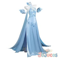 画像3: エミリア　Crystal Dress Ver　コスプレ衣装　Re:ゼロから始める異世界生活　コスチューム　JUJUcosplay (3)