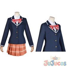 画像1: 椎名真昼　コスプレ衣装　お隣の天使様にいつの間にか駄目人間にされていた件　コスチューム　JUJUcosplay (1)