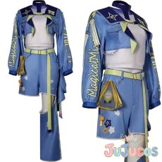 画像1: 鏡音リン　マジカルミライ2025　サマーミルキーウェイ?ベガ　コスプレ衣装　プロジェクトセカイ カラフルステージ！ feat. 初音ミク　コスチューム　JUJUcosplay (1)