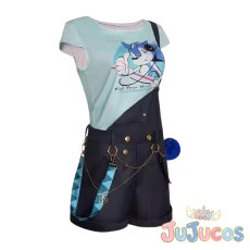 画像4: 初音ミク　Sonic Style　グローバル版100万DL記念キャンペーン　コスプレ衣装　プロジェクトセカイ カラフルステージ！ feat. 初音ミク　コスチューム　JUJUcosplay (4)