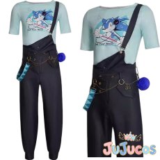画像1: KAITO　Sonic Style　グローバル版100万DL記念キャンペーン　コスプレ衣装　プロジェクトセカイ カラフルステージ！ feat. 初音ミク　コスチューム　JUJUcosplay (1)