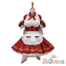 画像2: VTuber　宝鐘マリン　メイド　あくありうむ。　コスプレ衣装　バーチャルYouTuber　コスチューム　JUJUcosplay (2)