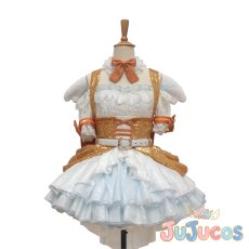 画像2: 小泉花陽　Dancing stars on me!　まるごとみかん　コスプレ衣装　ラブライブ! School idol project　コスチューム　JUJUcosplay (2)