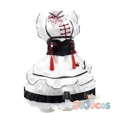 画像2: VTuber　花芽なずな　チャイナメイド　コスプレ衣装　バーチャルYouTuber　コスチューム　JUJUcosplay (2)