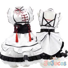画像4: VTuber　花芽なずな　チャイナメイド　コスプレ衣装　バーチャルYouTuber　コスチューム　JUJUcosplay (4)
