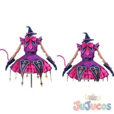 画像1: 黒須あろま　サイリウムコーデ　コスプレ衣装　プリパラ　コスチューム　JUJUcosplay (1)