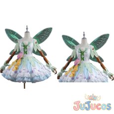 画像1: 緑風ふわり　プリパラ10周年　コスプレ衣装　プリパラ　コスチューム　JUJUcosplay (1)
