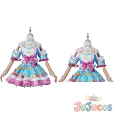 画像1: 虹野ゆめ　レインボースカイ　コスプレ衣装　アイカツスターズ!　コスチューム　JUJUcosplay (1)