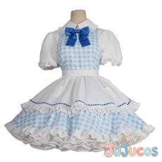 画像2: 霧矢あおい　カントリー風ワンピースver.　コスプレ衣装　アイカツ!　コスチューム　JUJUcosplay (2)