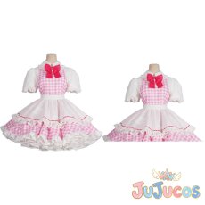 画像1: 星宮いちご　カントリー風ワンピースver.　コスプレ衣装　アイカツ!　コスチューム　JUJUcosplay (1)