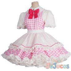 画像3: 星宮いちご　カントリー風ワンピースver.　コスプレ衣装　アイカツ!　コスチューム　JUJUcosplay (3)