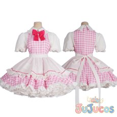 画像4: 星宮いちご　カントリー風ワンピースver.　コスプレ衣装　アイカツ!　コスチューム　JUJUcosplay (4)