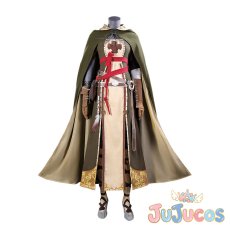 画像2: 緑衣の巡礼　シャナロット　コスプレ衣装　ダークソウルII（DARK SOULS II）　コスチューム　JUJUcosplay (2)