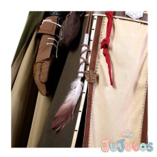 画像6: 緑衣の巡礼　シャナロット　コスプレ衣装　ダークソウルII（DARK SOULS II）　コスチューム　JUJUcosplay (6)
