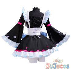 画像3: VTuber　Enna Alouette(エナー・アールウェット)　ゴスロリメイドモチーフ　コスプレ衣装　バーチャルYouTuber　コスチューム　JUJUcosplay (3)