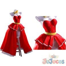 画像1: チャーリー・モーニングスター（Charlie Morningstar）　シーズン2　コスプレ衣装　ハズビンホテル（Hazbin Hotel）　コスチューム　JUJUcosplay (1)