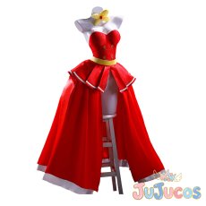 画像2: チャーリー・モーニングスター（Charlie Morningstar）　シーズン2　コスプレ衣装　ハズビンホテル（Hazbin Hotel）　コスチューム　JUJUcosplay (2)