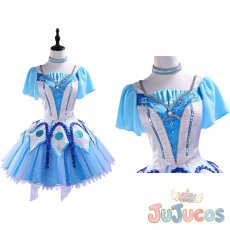 画像1: Aqours　高海千歌　熱くなっちゃう/WATER BLUE NEW WORLD　覚醒後　コスプレ衣装　ラブライブ！サンシャイン!!　コスチューム　JUJUcosplay (1)