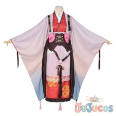 画像2: 甘露寺蜜璃　お正月　コスプレ衣装　鬼滅の刃　コスチューム　JUJUcosplay (2)