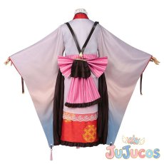 画像4: 甘露寺蜜璃　お正月　コスプレ衣装　鬼滅の刃　コスチューム　JUJUcosplay (4)