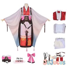 画像5: 甘露寺蜜璃　お正月　コスプレ衣装　鬼滅の刃　コスチューム　JUJUcosplay (5)